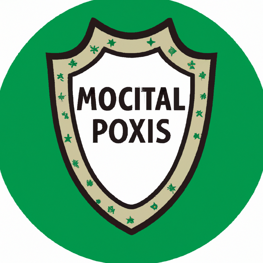 Icône politique de cookies sur bouclier vert